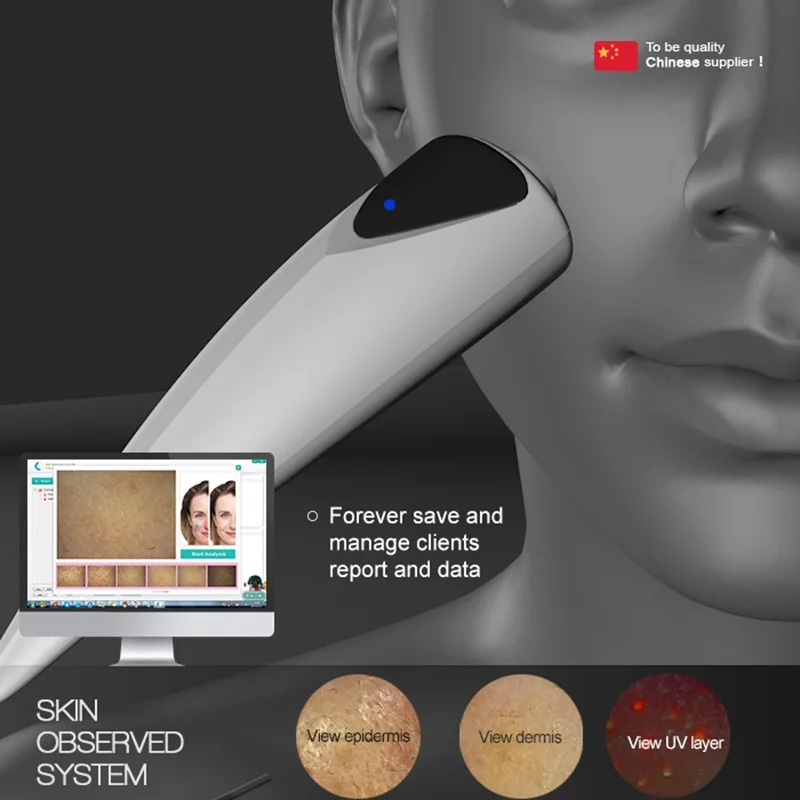Smart Skin Analyzer Multifunctional High Pixel Skin detector Facial Scanner Machine Oil Skin Moisture Analyzer Skin Microscope - Image 3