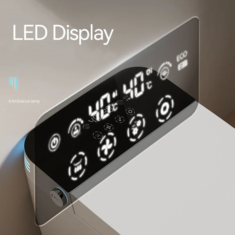 Smart Toilet Automatic Intelligent WC ,No Water Pressure Limit, Luxury Multifunctional Bidet Sanitary Ware ,Auto Open Flush - Image 5