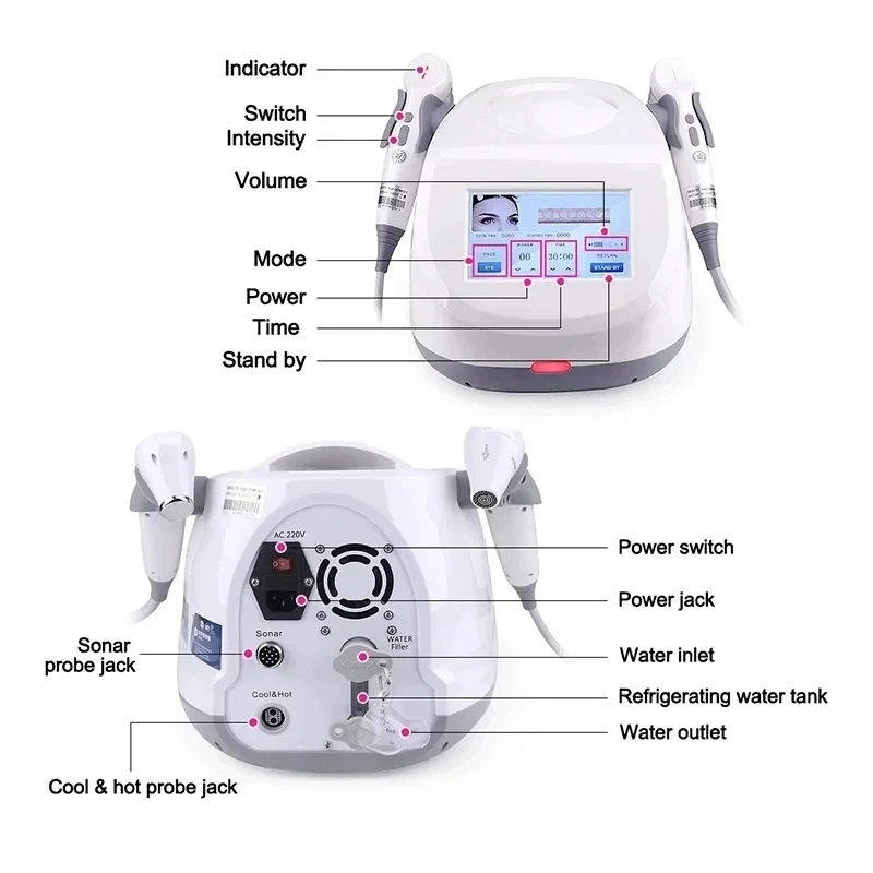 Sonar Magnetic Vibration Activator Beauty Device Korean Tech For Lifting Skin Firming Wrinkle Removal Anti-aging Cooling - Image 5