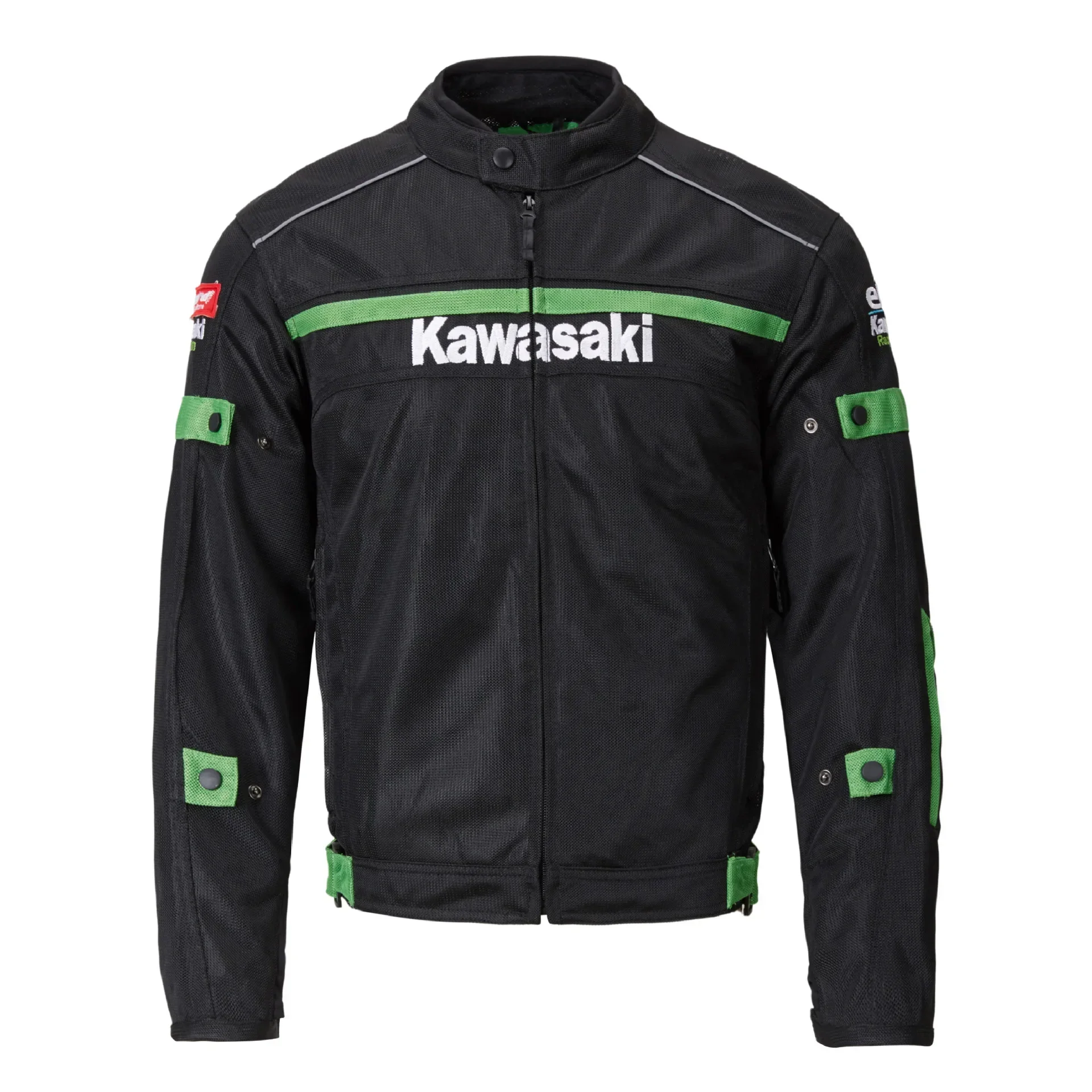 Spring Autumn Summer Kawasaki Off-Road Motorcycle Racing Jersey Anti-Fall Clothing Motorcycle Accessories Lined Jacket - Image 7