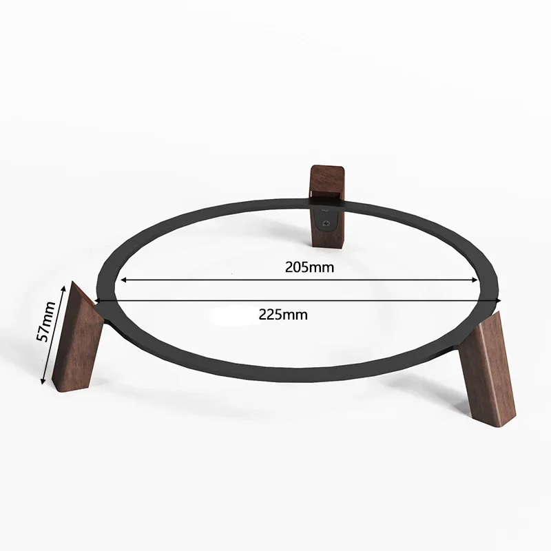 Stand Holder for Harman Kardon Aura Studio 3 4 Audio Base Speaker Desktop Metal Bracket Solid Wood Shock Absorber Shelf - Image 2