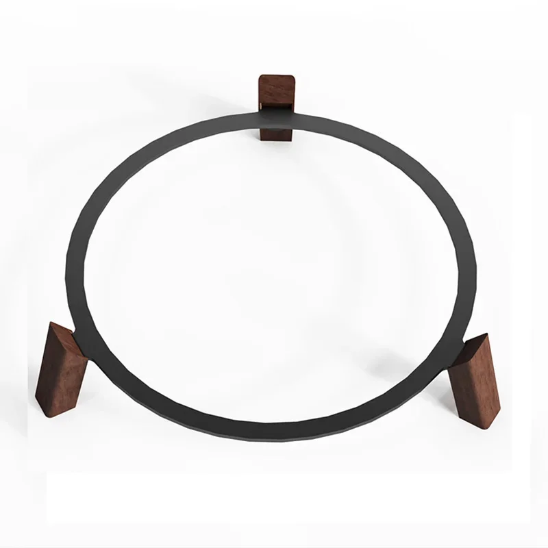 Stand Holder for Harman Kardon Aura Studio 3 4 Audio Base Speaker Desktop Metal Bracket Solid Wood Shock Absorber Shelf - Image 4