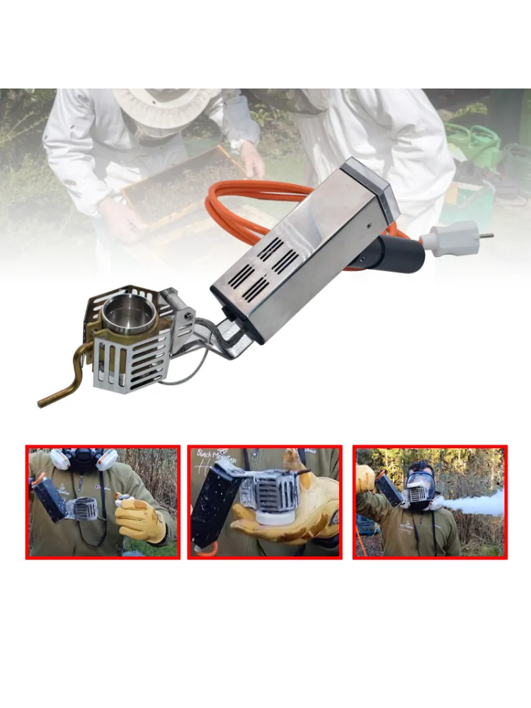 Sublimation Oxalic Acid Sublimator Beekeeping Varroa Mite 110V & 220V Handheld Oxalic Acid Vaporizer Sublimator Oxalique Acid