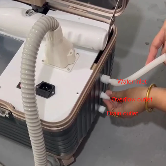 Suitcase Tattoo Removal ND Yag Pico Laser Spot Eliminate Carbon Fiber Stripping Red Aiming Point Skin Pigment Removal Machine - Image 7