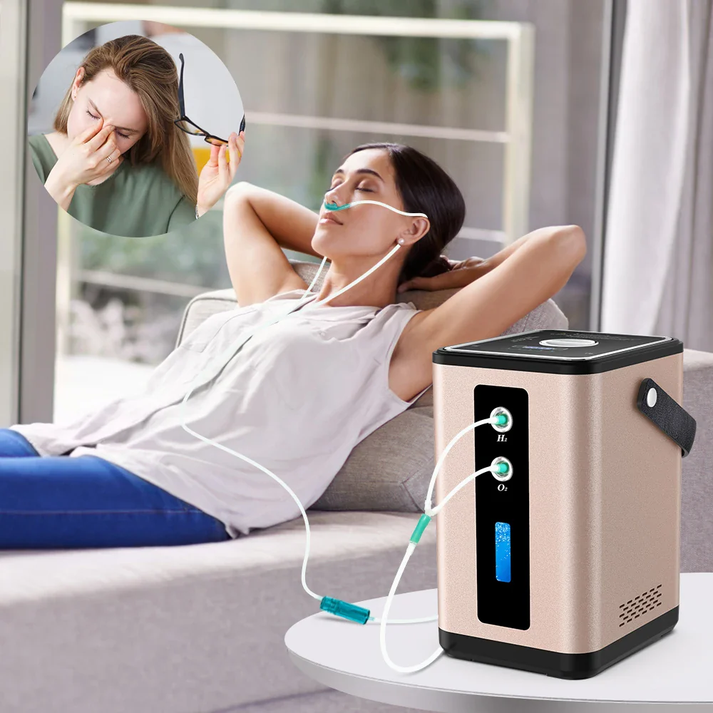 Suyzeko 450ML Oxygen Concentator Hydrogen Water Generator Hydrogen Inhalation Machine Ionizer 99.99% H2 Molecular Inhaler 2024 - Image 2