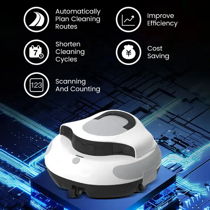 Swimming Pool Vacuum Cleaner Summer Cordless Automatic Robot Cleaning Pool Walls Clean Pool Automatic Operation with Battery - Image 2