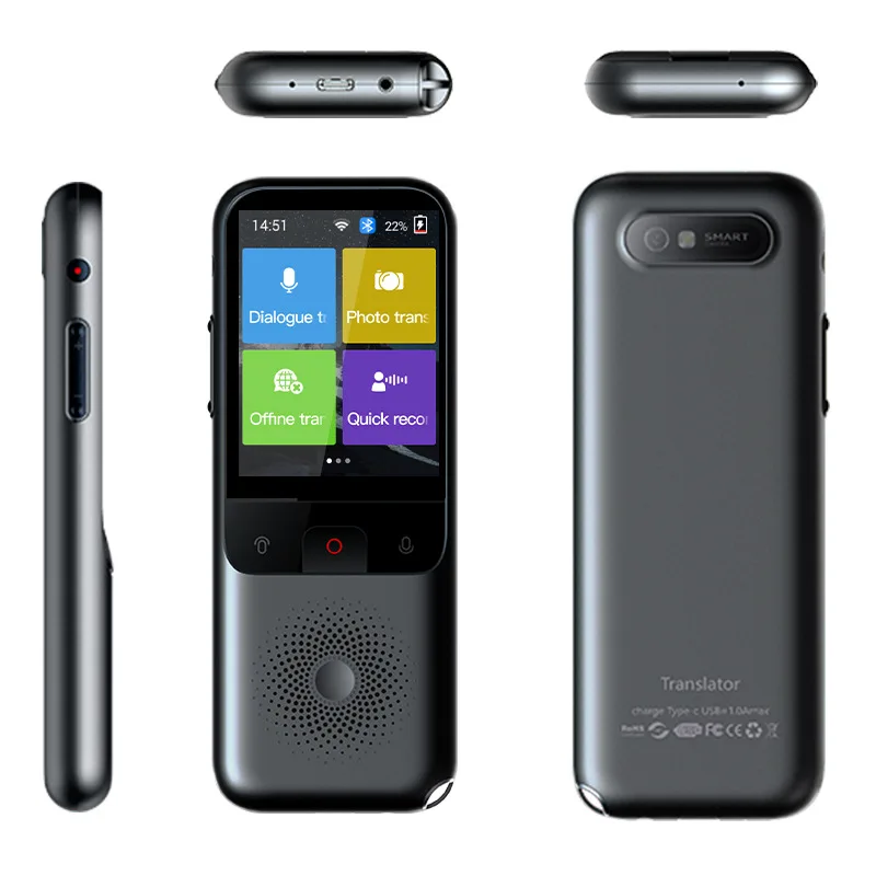 T11 Portable Smart Voice Translator 10 Countries Offline 138 Languages WIFI Photo Recording Translator Business Travel - Image 5