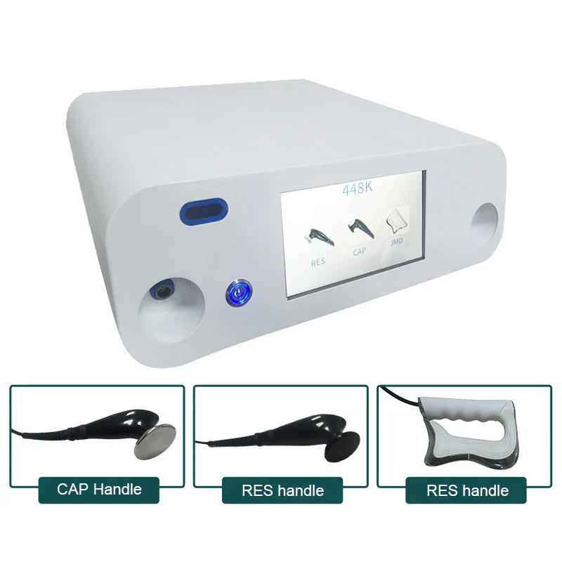 Tecar Cet Ret 448k Diathermy Therapy Wrinkle Removal Face Lift Rf Skin Tightening Massage Weight Lose Apparaat Elektrisch - Image 2
