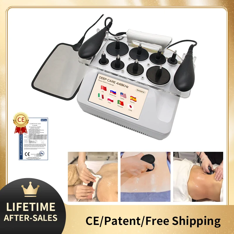 Tecar Physiotherapy Diathermy 448khz Anti-aging Pain Relief Massage Machine Multilingual System RET CET JMD Spain Technology Spa - Image 2