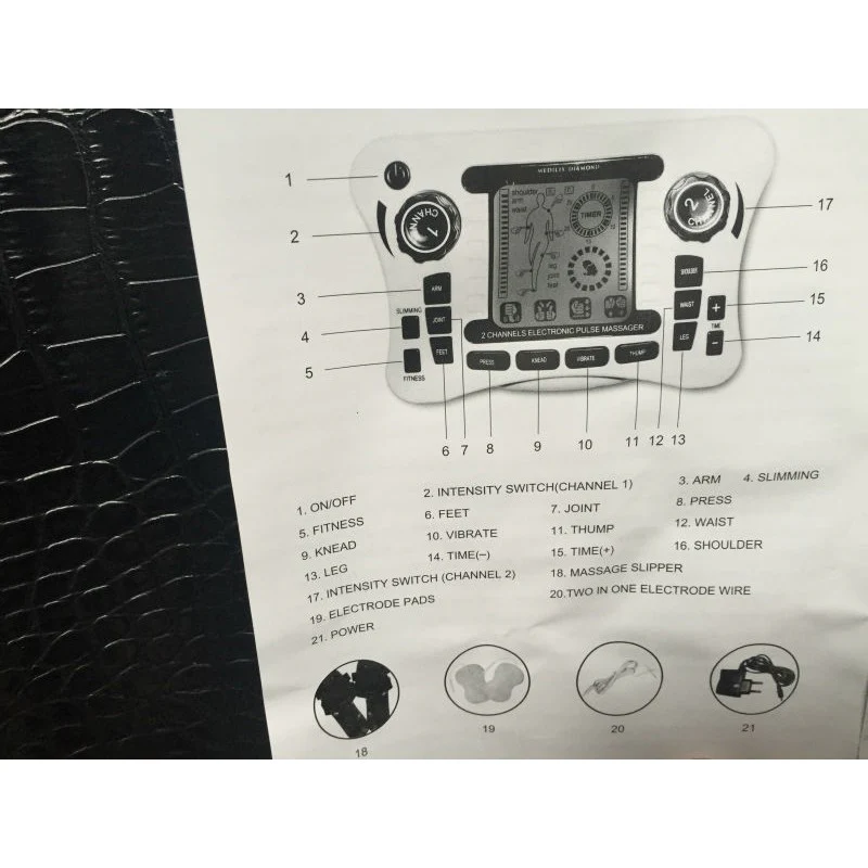 TENS Electrical Nerve Muscle Stimulator Digital Therapy Massager Physiotherapy - Image 7