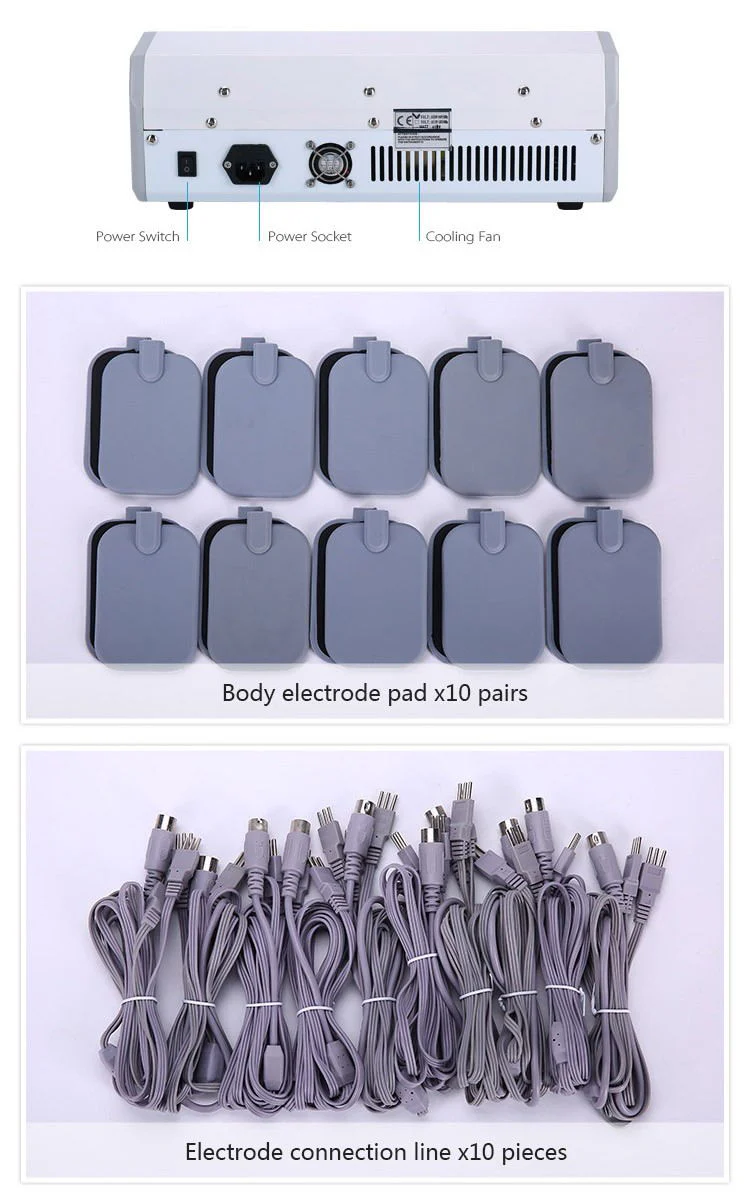 Tens Hot Machine Professional Far Infrared Heat Russian Wave Electric Muscle Stimulator EMS Machine Home And Salon Use - Image 5