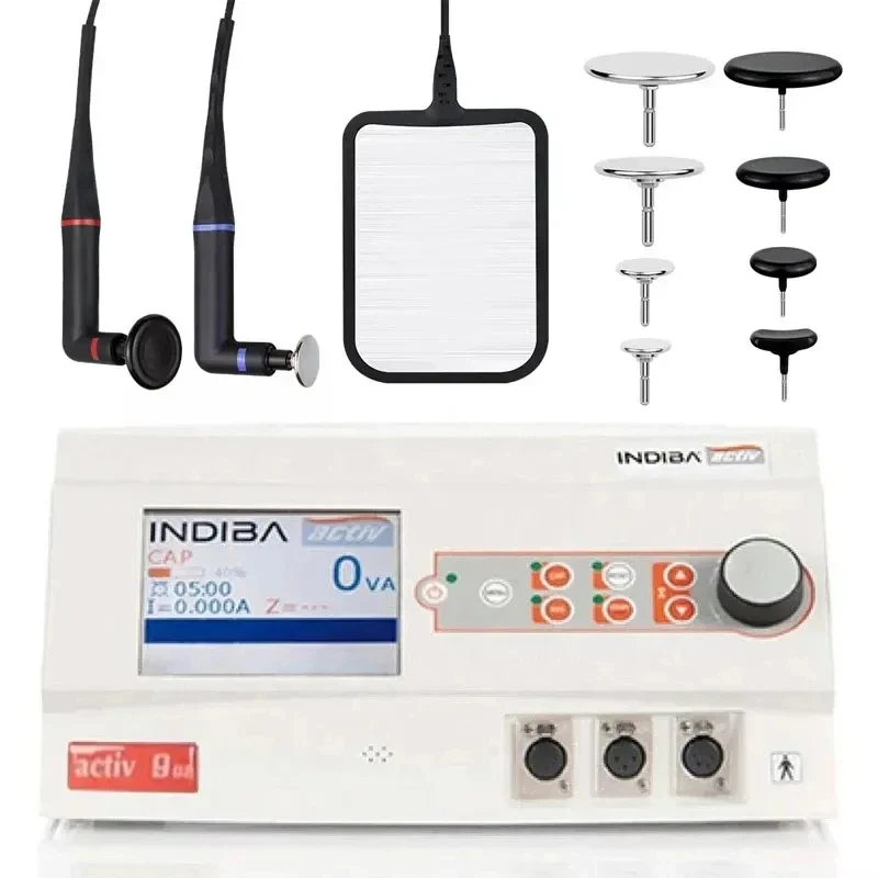 Thermal System CET RET Smart Diathermy Machine Indiba Tecar Physiotherapy 448khz ER45 Body Shaping - Image 2