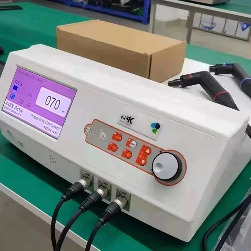 Thermal System CET RET Smart Diathermy Machine Indiba Tecar Physiotherapy 448khz ER45 Body Shaping - Image 4