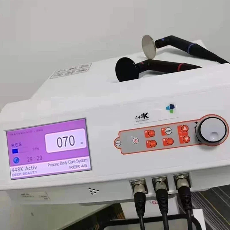 Thermal System CET RET Smart Diathermy Machine Indiba Tecar Physiotherapy 448khz ER45 Body Shaping - Image 5