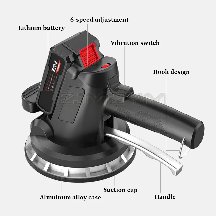 Tile Tiling Tool Machine with Lithium Battery Floor Vibration Power Tools Vibrator Wall Tile Tiling Automatic Vibration 26000rpm - Image 6