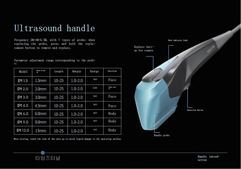 Titanium Ultrasound HIFU RF Ultralift 3 In 1 Beauty Machine - Image 12
