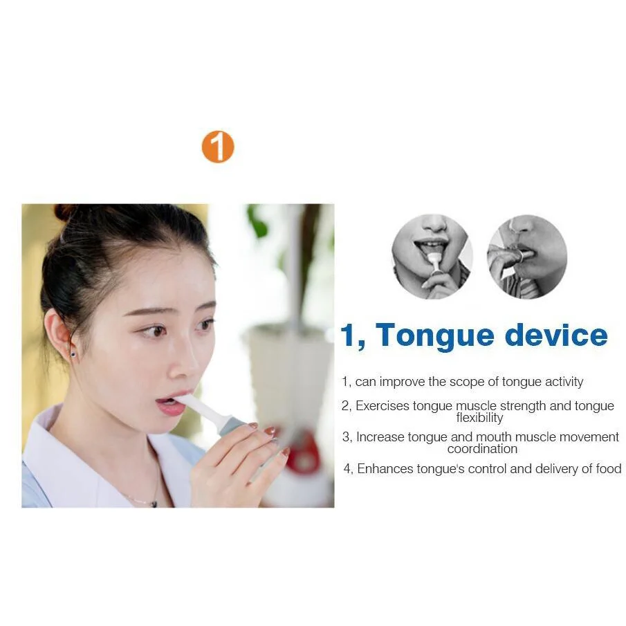 Tongue Medical for Rehabilitation Tongue Sucked Device Tongue Dysphagia Language Barriers Mouth Muscle Training Device - Image 3