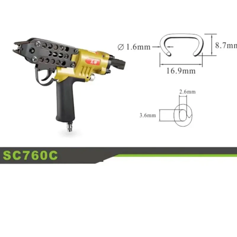 Top Quality Tyre SC7E/760C C Ring Pliers Tool Air C-type machine Nailer pneumatic nail gun - Image 3