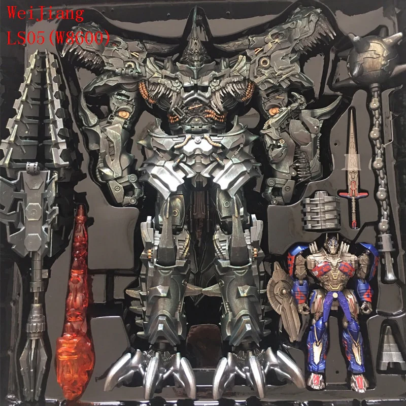 Transformation Toys Grimlock WEIJIANG W8600 BMB LS05 Action Figurine SS07 MP08 Alloy Anime Movie Dinosaur Deformable Robot Gift - Image 4