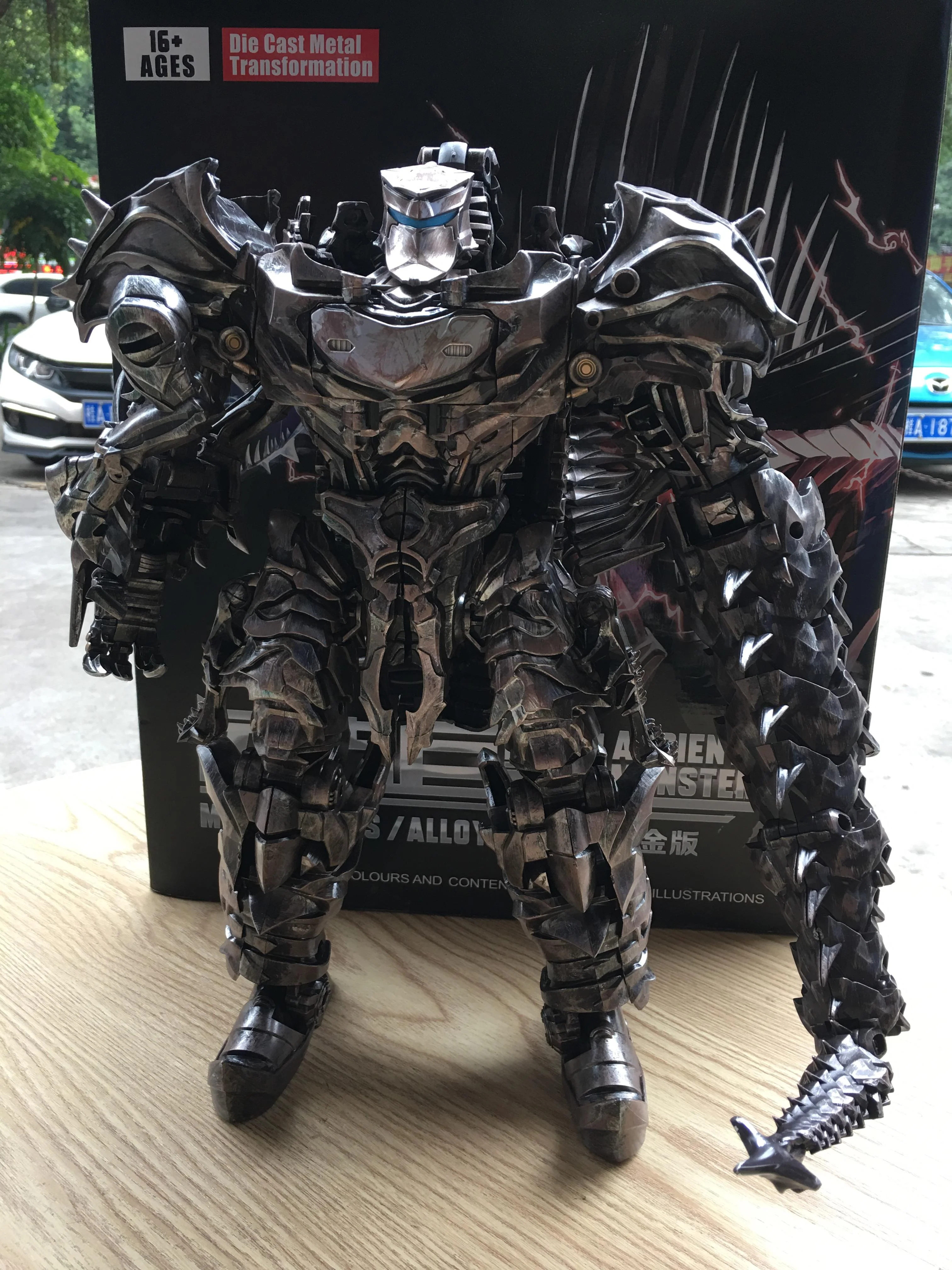Transformation Toys Scorn Grimlock AOYI BMB LS11 LS-11 Action Figure 37cm Dinobots Ancient Behemoth Dinosaur G1 Anime Model Gift - Image 2