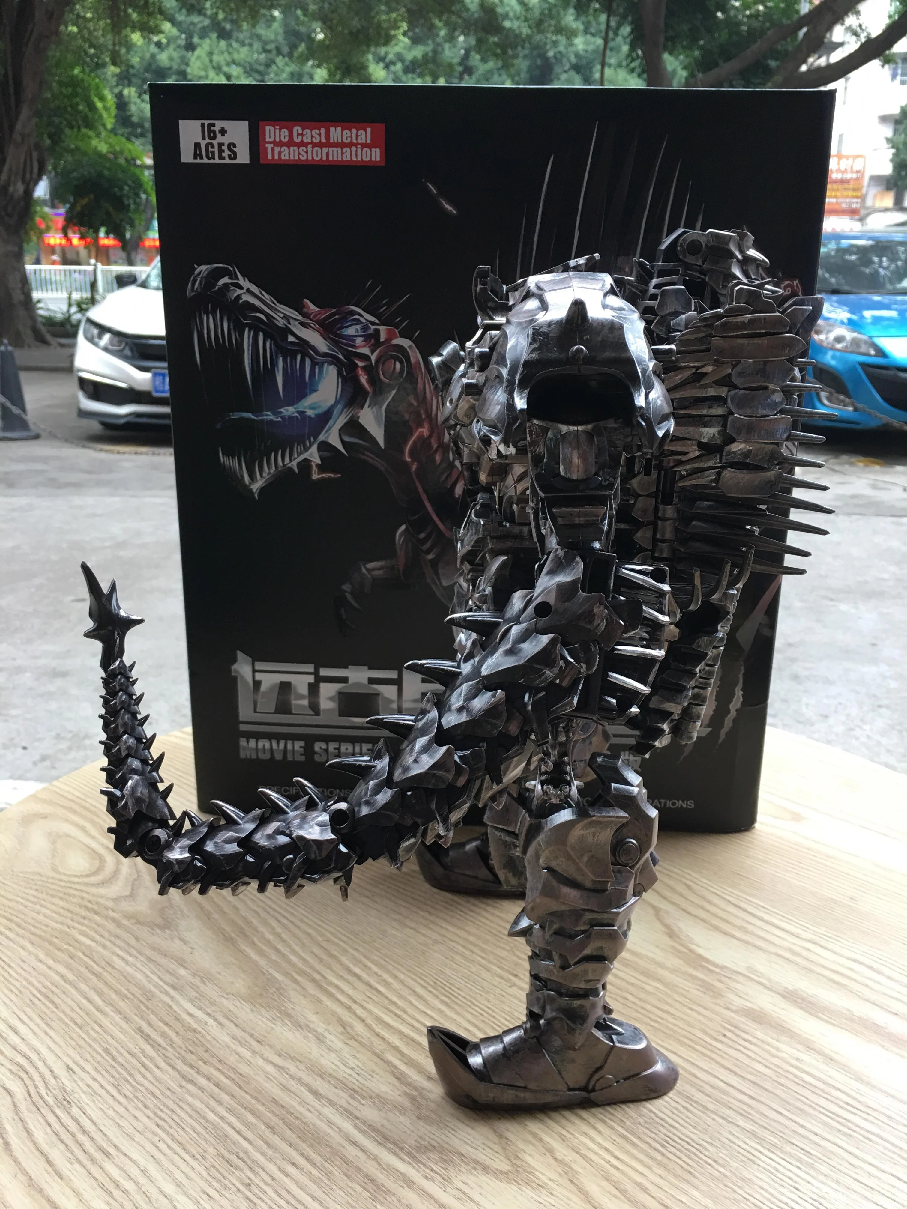 Transformation Toys Scorn Grimlock AOYI BMB LS11 LS-11 Action Figure 37cm Dinobots Ancient Behemoth Dinosaur G1 Anime Model Gift - Image 4