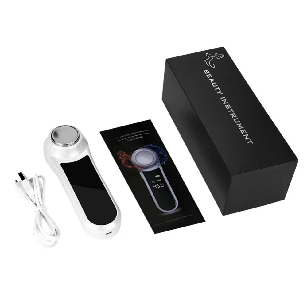 Ultrasonic Hot Cold Hammer Face Lifting Facial Massager Skin Care Face Lifting Wrinkle Acne Removal Beauty Skin Care Machine 6-45 degrees Celsius - Image 6