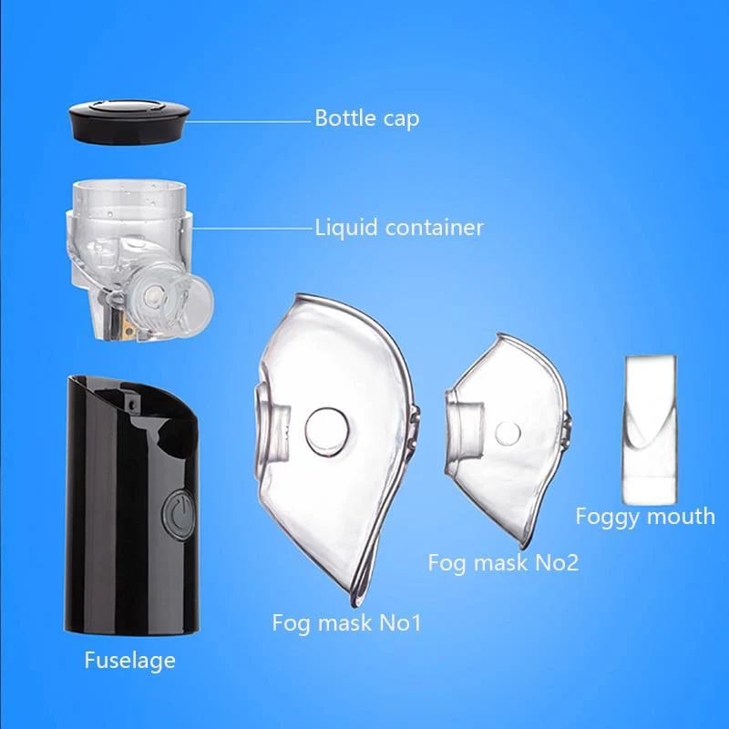 Ultrasonic Nebulizer Atomizer Inhaler Portable USB Rechargeable Mesh Nebuliser Humidifier Sprayer Health Care Handhead Newest - Image 4