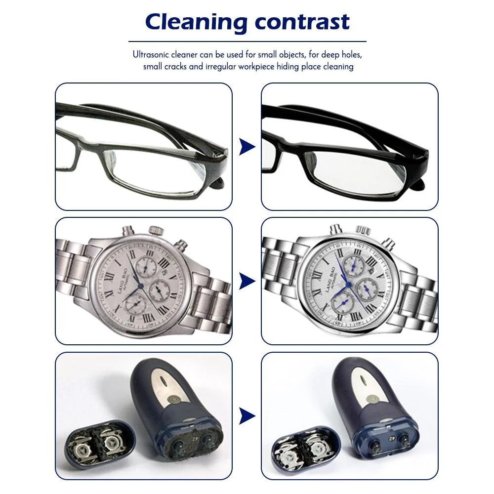 Ultrasonic Sterilizer for Manicure Tools Professional Nail Manicure Tools Washing Equipment For Jewelry Watch Ring Glasses - Image 3