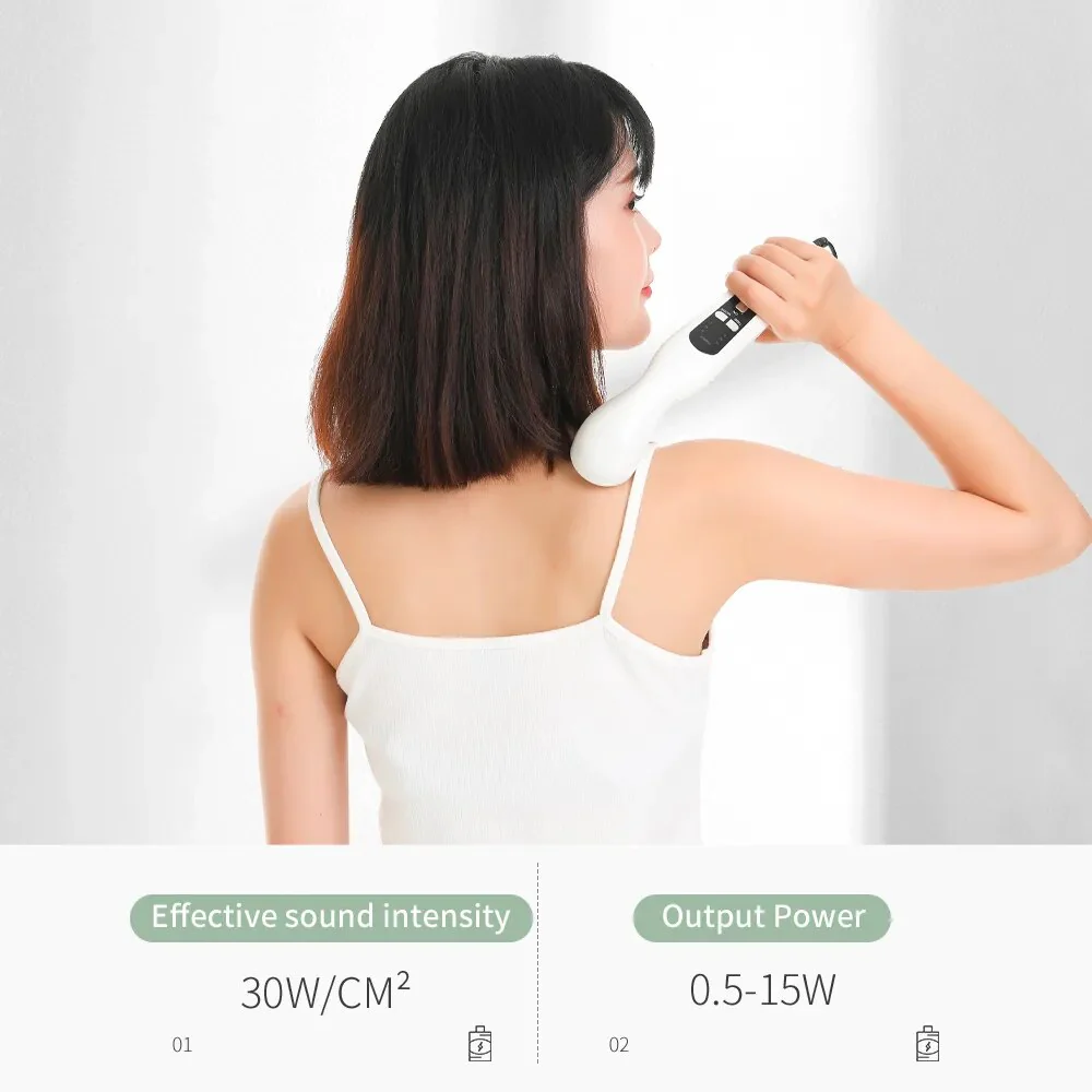 Ultrasound Physiotherapy Device Arthritis Physical Therapy Waist Arm Body Pain Relief Muscle Stimulator Massager Machine - Image 3