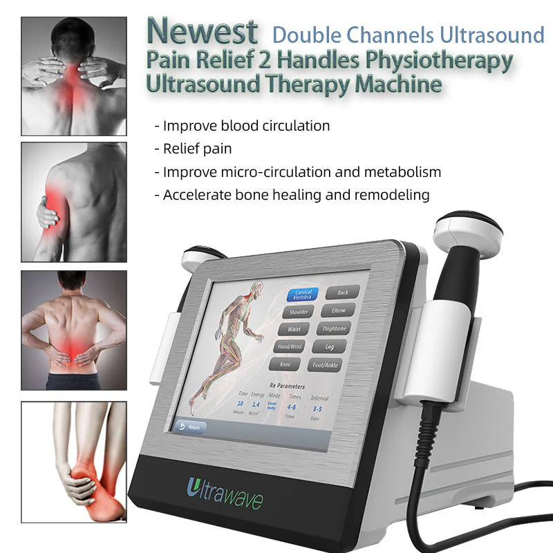 Ultrawave Ultrasonic Physical Therapy Machine 1 MHz Ultrasound Therapy Physical Therapy Ultrasound With 2 Ultrasonic Handles - Image 9