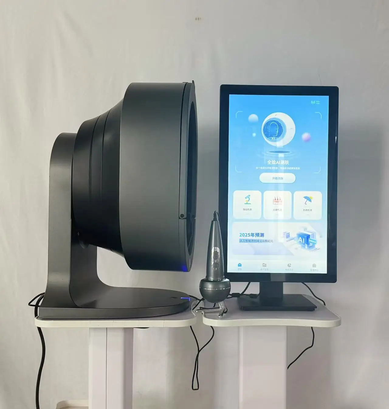 Upgraded X5 3D Ai Skin Image Analyzer High Definition Pixels Whole Facial Scanning Multi Spectrum Moisture Scalp Detection - Image 2