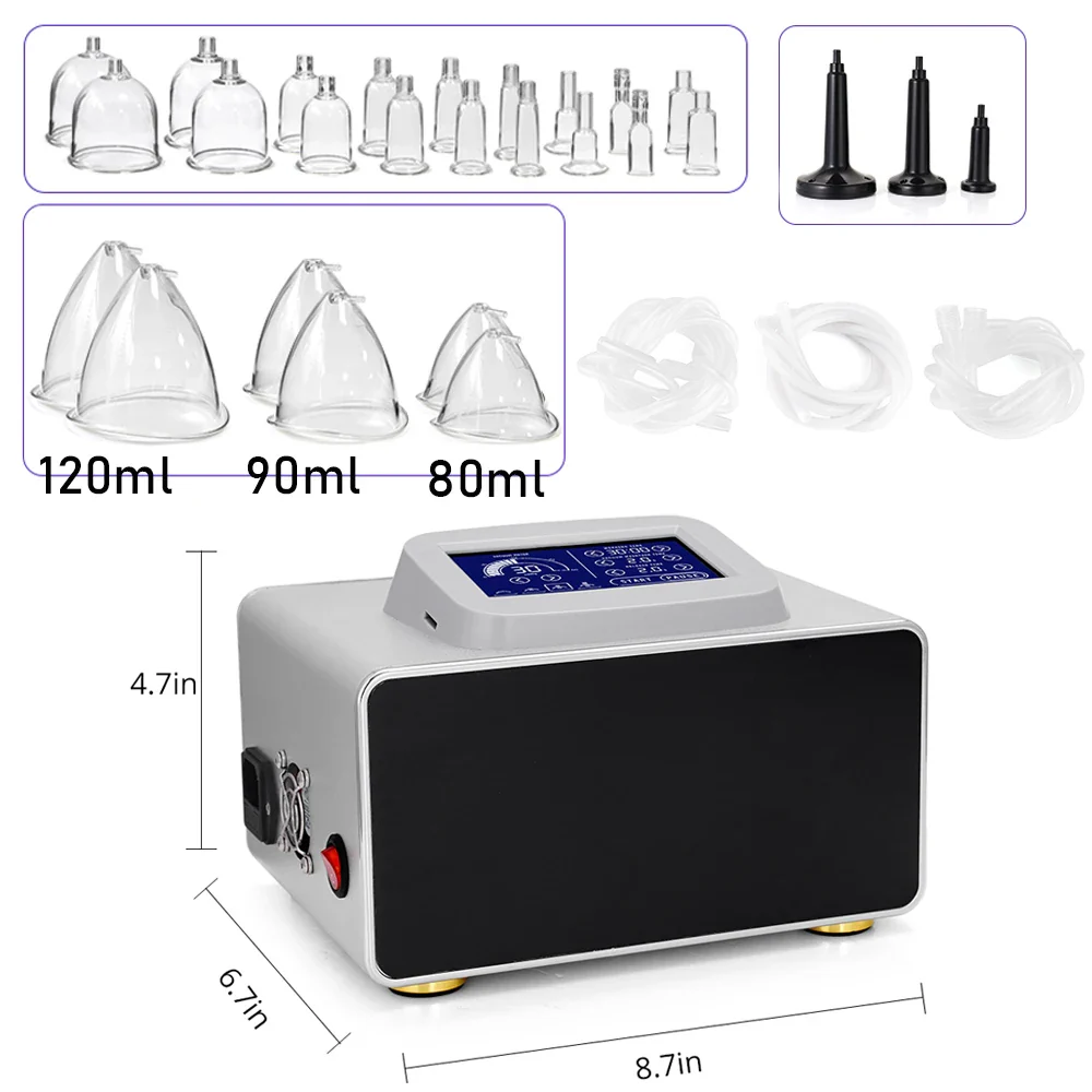 Vacuum Therapy Machine Breast Enlargement Butt Lift Tighten Lymph Detox Face Lifting Body Shaping Massage Equipment - Image 7