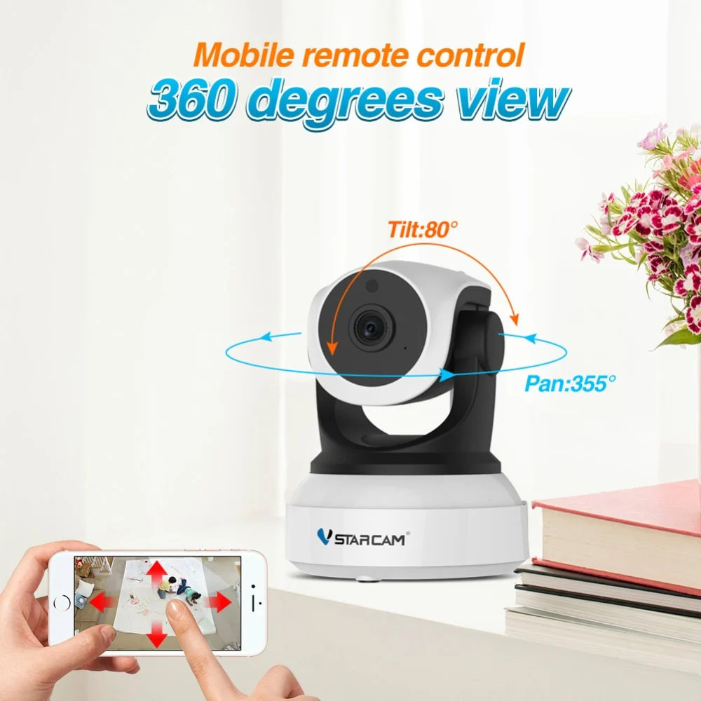 VStarcam C24S 1080P HD Wireless Security IP Camera Wifi IR-Cut Night Vision Audio Recording Network Indoor Baby Monitor - Image 2