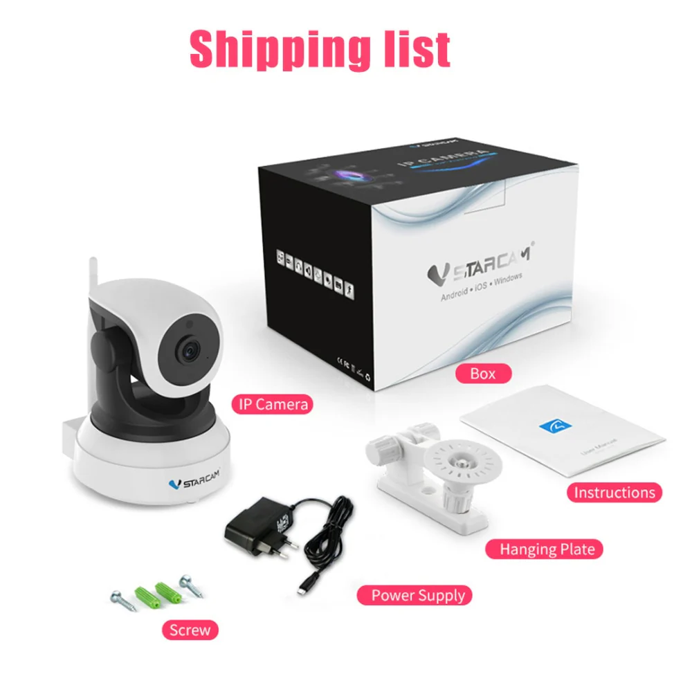 VStarcam C24S 1080P HD Wireless Security IP Camera Wifi IR-Cut Night Vision Audio Recording Network Indoor Baby Monitor - Image 6
