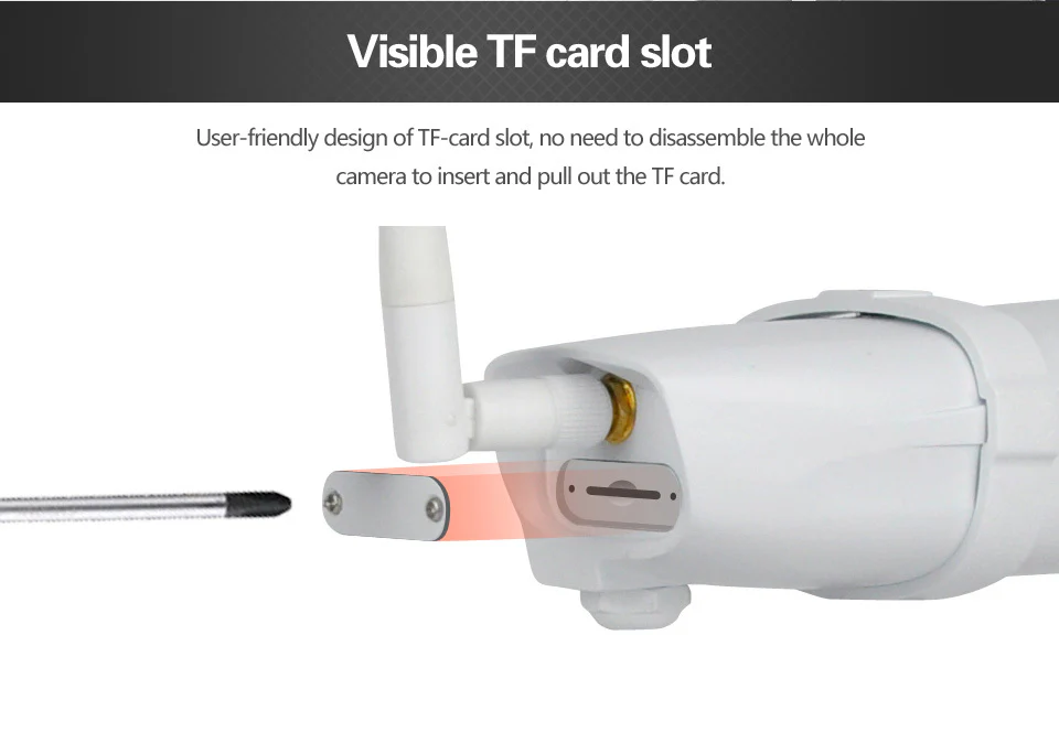 VStarcam C7816WIP Waterproof IP Camera Wireless IR-Cut Memory Storage 64G TF Card wifi Webcam CCTV Outdoor IP Camera - Image 14