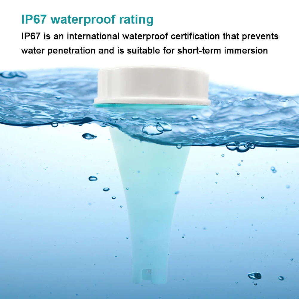 Water Quality Detector 6 In 1 PH EC Dissolved Solids ORP Temperature Chlorine Water Quality Tester BT Mobilephone APP Remote - Image 5