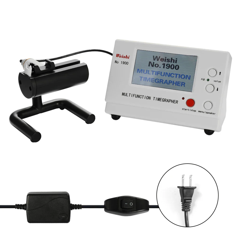 Weishi Mechanical Watch Timing Tester Machine Multifunction Timegrapher NO. 1900/NO. 1000 Auto Calibration Timer Machine - Image 3