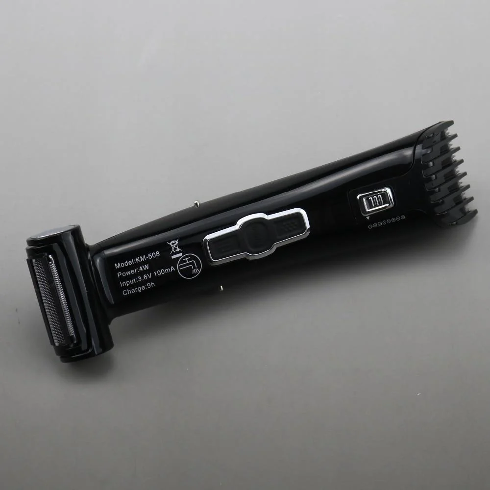 wet&dry rechargeable body groomer kit hair trimmer electric body shaver trimmer for men remover hair removal back arm leg - Image 4