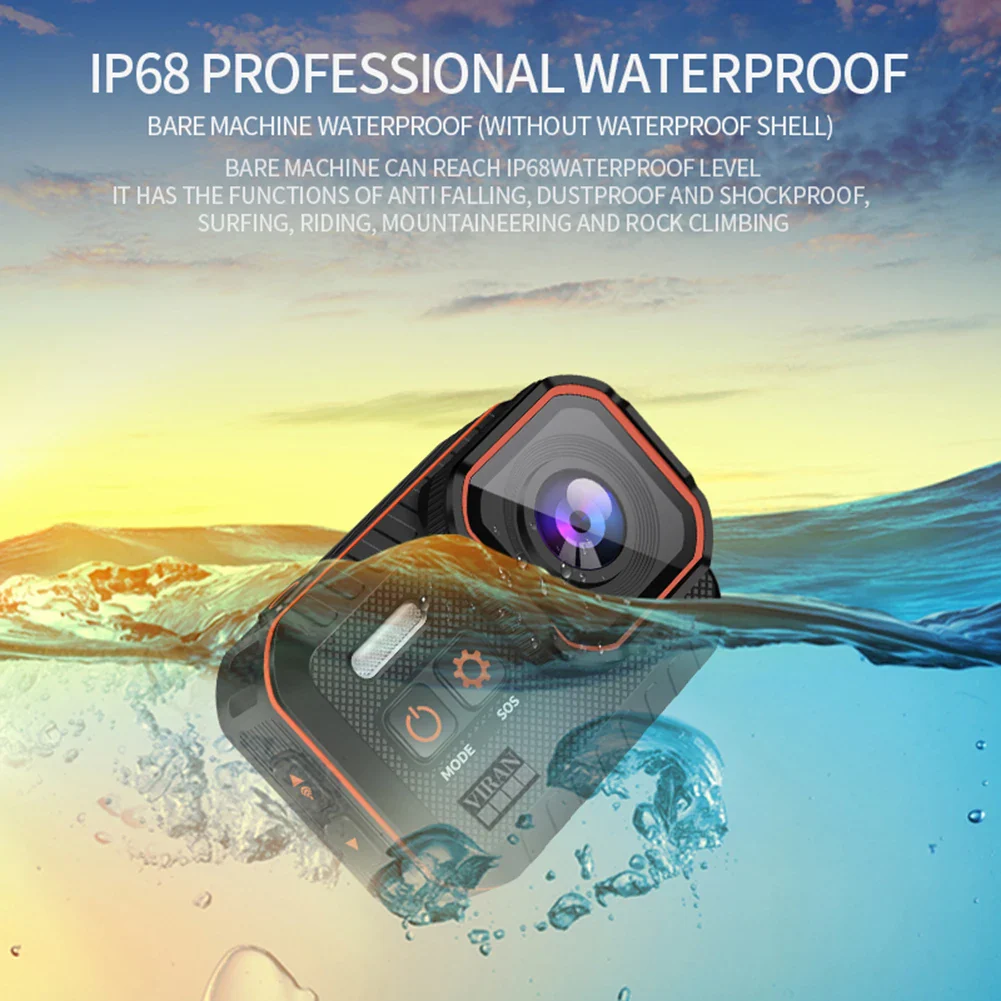 WiFi Anti-shake Action Camera With Remote Control Waterproof Sport Camera 2Inch IPS Screen 170° Wide Angle Drive Recorder Camera - Image 3