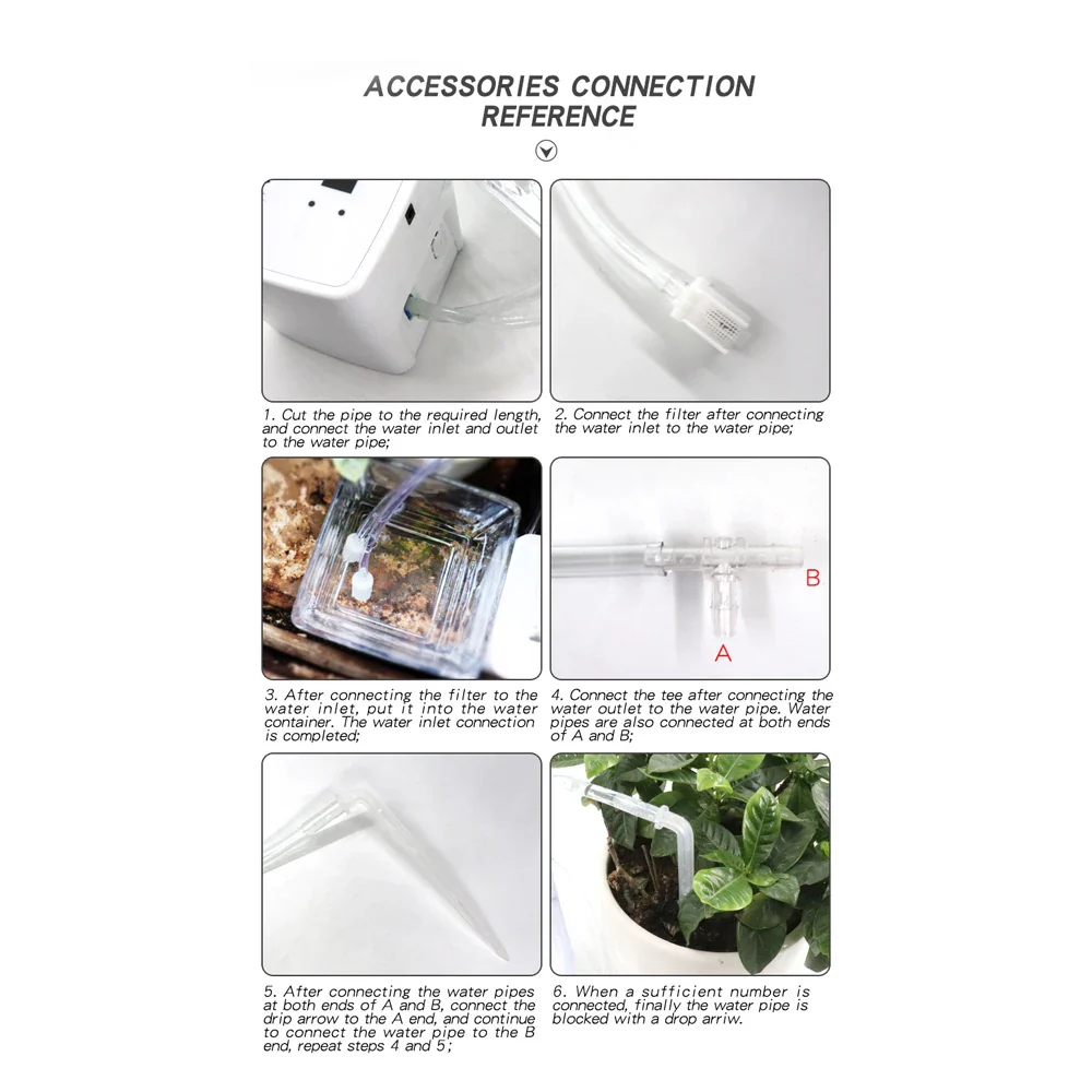 WIFI Intelligent Watering Device Double Pump Timed Automatic Drip Irrigation System Remote APPController for Garden Plant Flower - Image 6