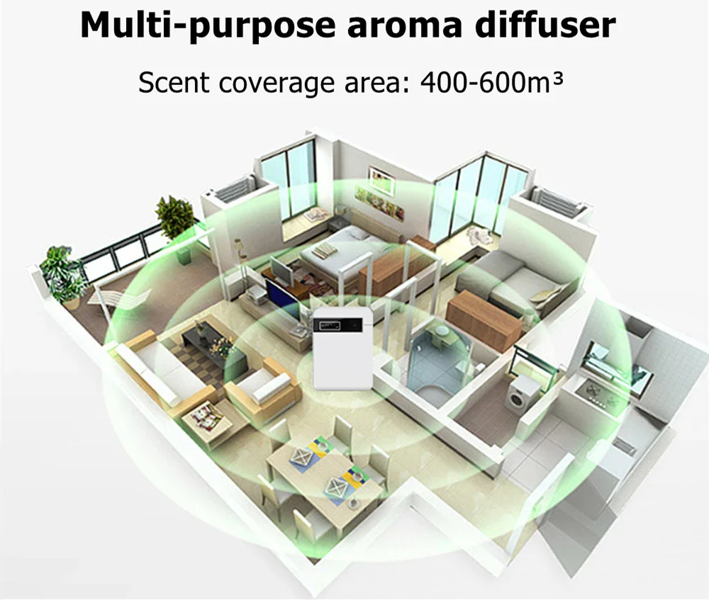 Wifi Smart Aroma Diffuser Quiet Air Ionizer App Remote Control For Shopping Mall Clothing Store Gym Office Bedroom Shop Toilet - Image 4