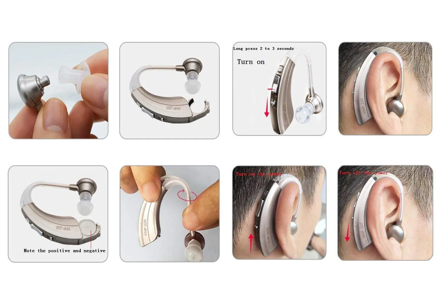 Wireless 4 Mode Hearing Aid Portable Mini Durable Noise Reduction Digital Hearing Aid Ear Aids for the Elderly Sound - Image 6