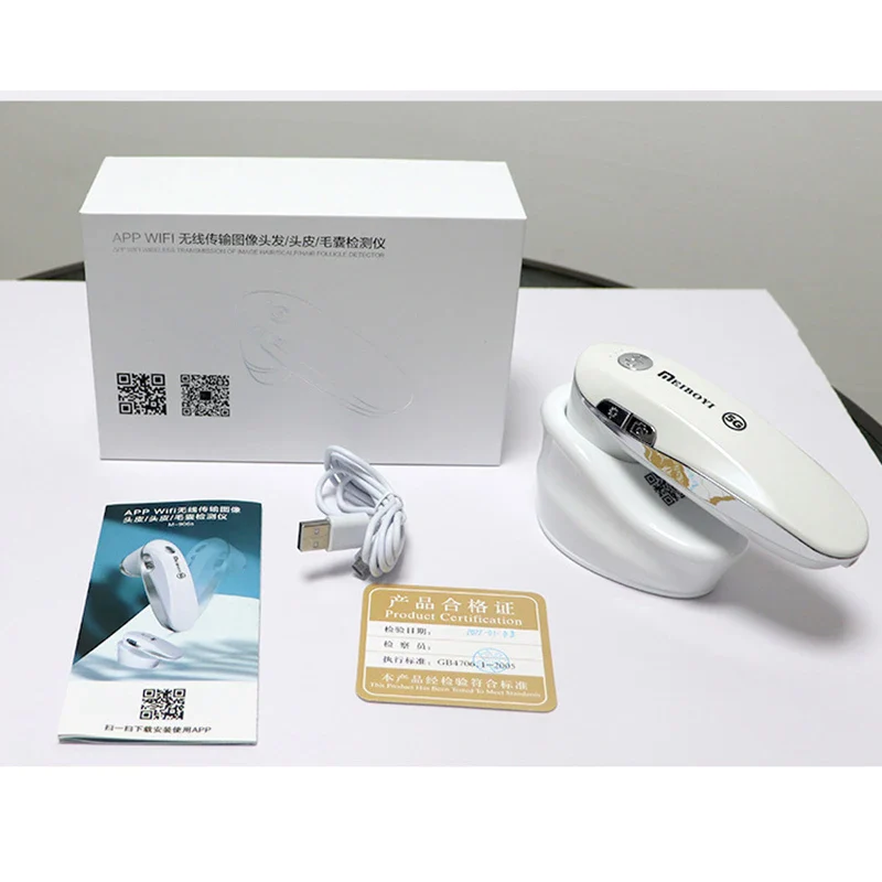 Wireless Digital Wifi Microscope Smart Hair Scalp Skin Analyzer Hair Follicle Detector Detection High Definition Skin Tester - Image 5
