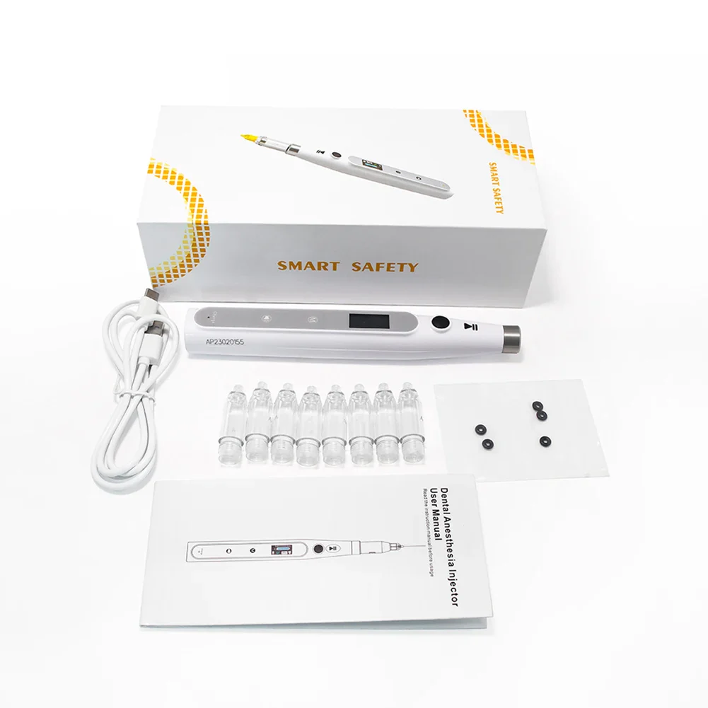 Wireless Smart Dental Anesthesia Injector LCD Display Oral Local Anesthesia Syringe Painless Pen Dentist Injection Tube Device - Image 2