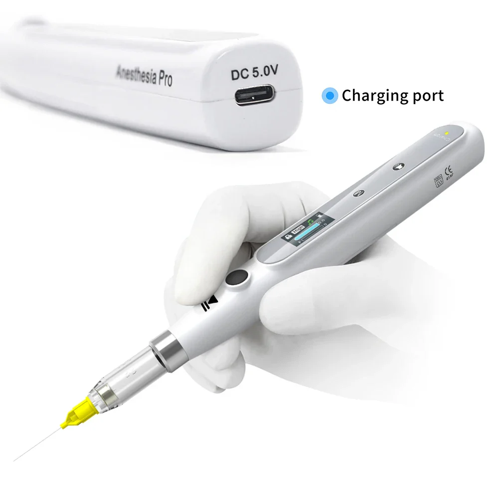 Wireless Smart Dental Anesthesia Injector LCD Display Oral Local Anesthesia Syringe Painless Pen Dentist Injection Tube Device - Image 3
