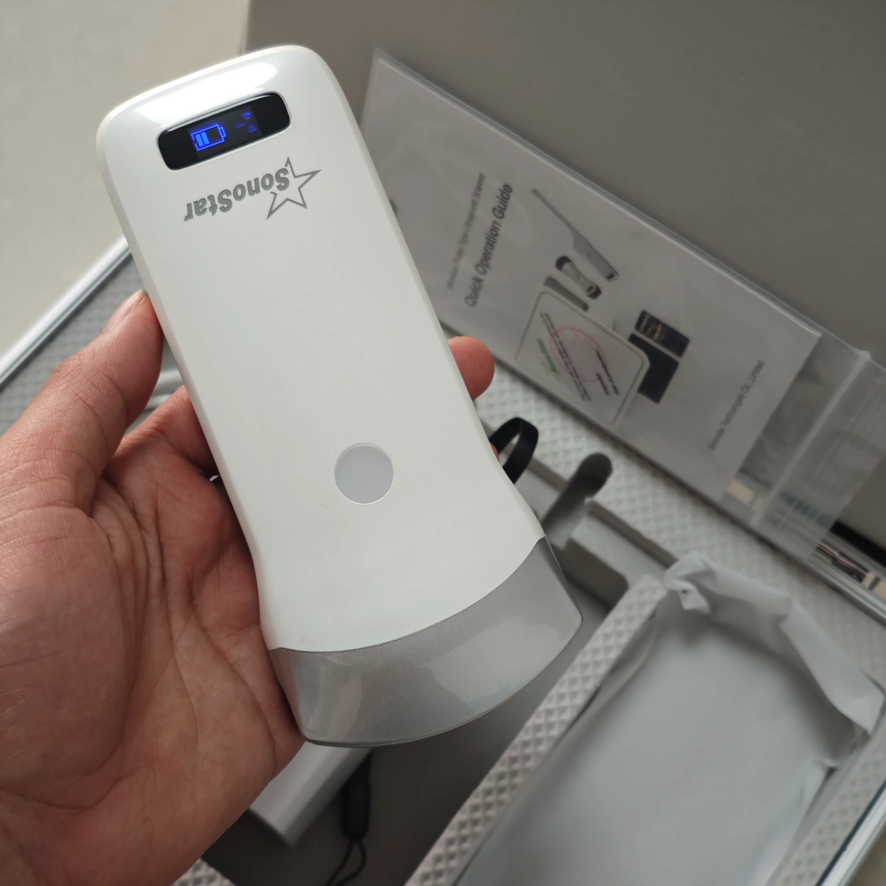 Wireless Ultrasound Probe WIFI Probe Convex / Linear Support ISO Andriod Portable Wifi-Scanner 3.5Mhz / 7.5Mhz - Image 15