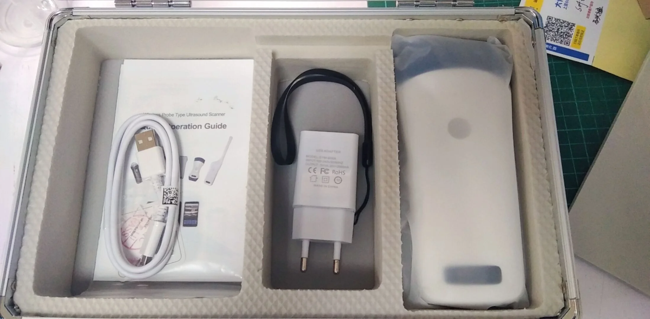 Wireless Ultrasound Probe WIFI Probe CProbe-5C Color Doppler128E Convex Support ISO Andriod Portable Wifi-Scanner 3.2Mhz / 5Mhz - Image 7