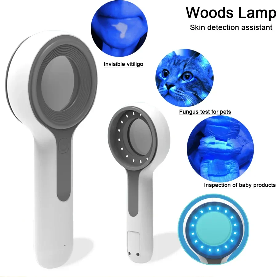 Woods Lamp Skin Analyzer For Skin UV Magnifying For Beauty Facial Testing Wood Lamp Light Skin Analysis Detection Personal Care - Image 3