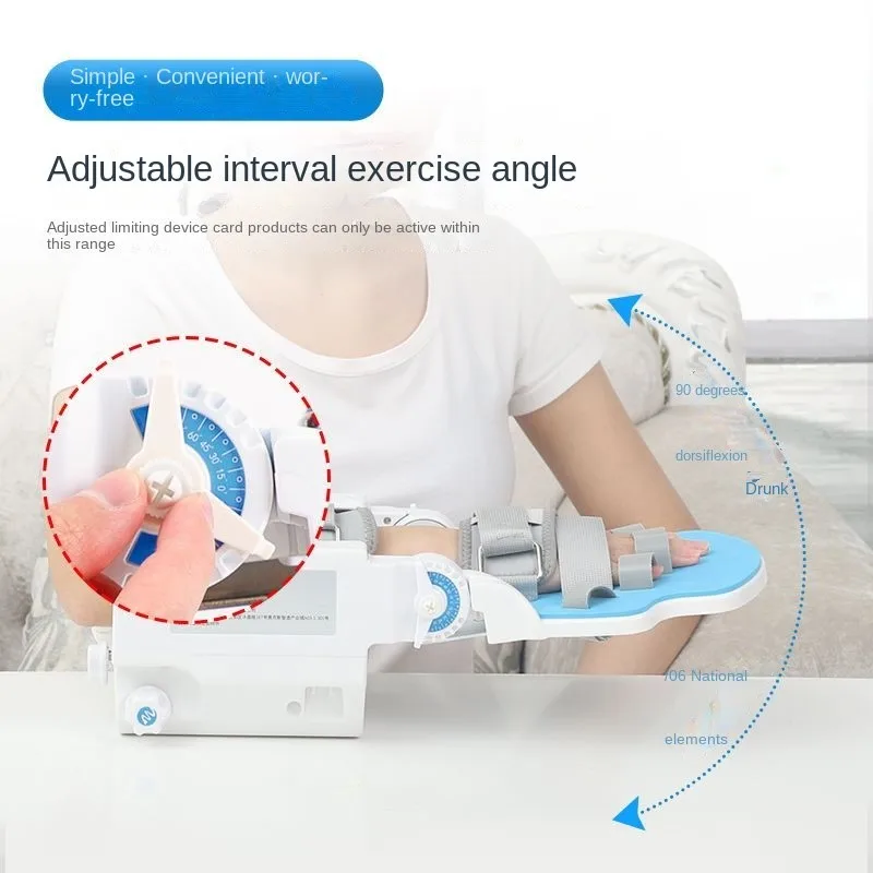 Wrist joint rehabilitation training device for upper limb hemiplegia after wrist fracture surgery flexion extension - Image 5