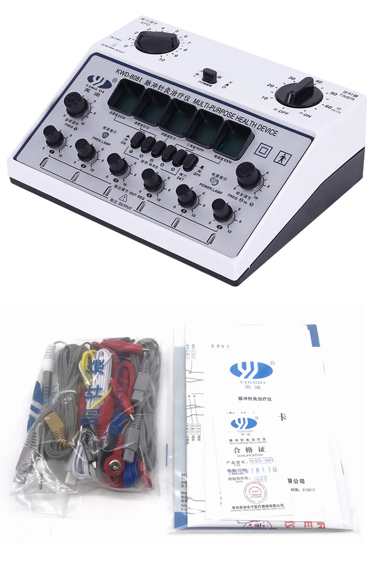 YingDi KWD808-I 6 Channels Output Patch Electric Acupuncture Stimulator Machine KWD808 I KWD-808 I KWD 808 I Electronic Stimulation Massager Care - Image 8